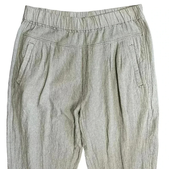 Anthropologie Hei Hei Pants Women's Size Small Beach Bound Grey Crop - Picture 3 of 8